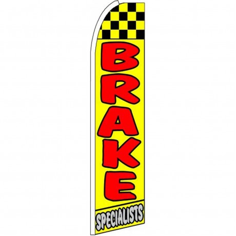 Brake Specialists Extra Wide Swooper Flag