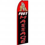 Foot Massage Extra Wide Swooper Flag