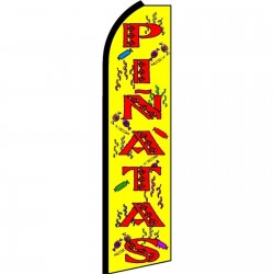 Pinatas Extra Wide Swooper Flag