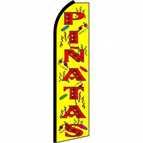Pinatas Extra Wide Swooper Flag