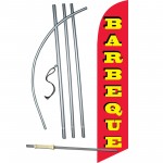 Barbeque Red Windless Swooper Flag Bundle