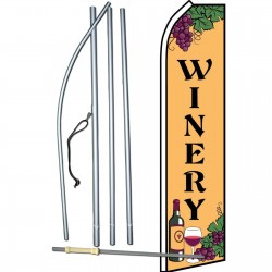 Winery Grapes Swooper Flag Bundle