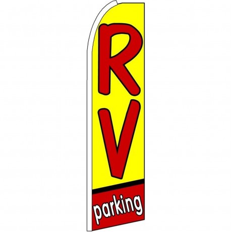 RV Parking Extra Wide Swooper Flag