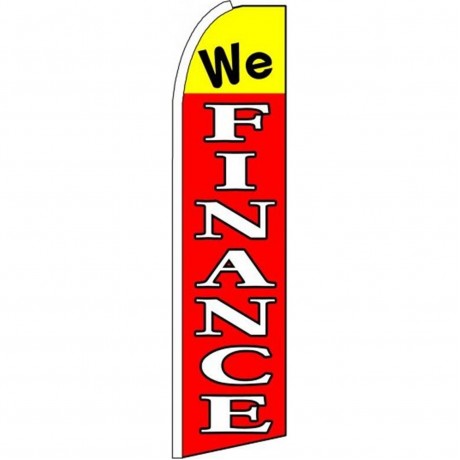 We Finance Extra Wide Swooper Flag