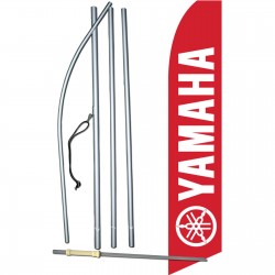 Yamaha Red Swooper Flag Bundle