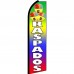 Raspados Rainbow Extra Wide Swooper Flag