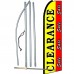 Clearance Sale Red Yellow Extra Wide Swooper Flag Bundle