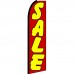 Sale Red Yellow Extra Wide Swooper Flag