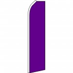Solid Purple Swooper Flag