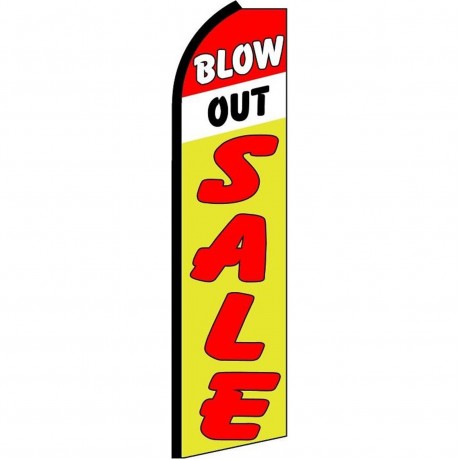 Blow Out Sale Extra Wide Swooper Flag