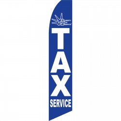 Liberty Tax Service Blue Swooper Flag