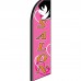 Salon Pink Extra Wide Swooper Flag