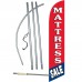 Mattress Sale Red Blue Windless Swooper Flag Bundle