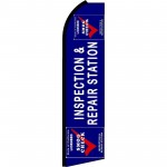 Inspection & Repair Station Extra Wide Swooper Flag
