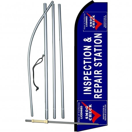 Inspection & Repair Station Extra Wide Swooper Flag Bundle