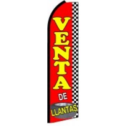 Venta De Llantas (Tire Sale) R/Y Extra Wide Swooper Flag