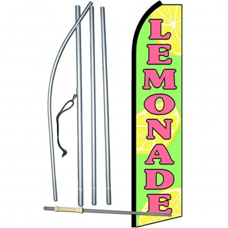 Lemonade Extra Wide Swooper Flag Bundle