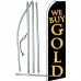 We Buy Gold Black Gold Swooper Flag Bundle