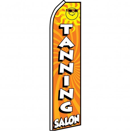 Tanning Salon with Sun Swooper Flag