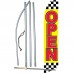 Open Checkered Red Yellow Swooper Flag Bundle