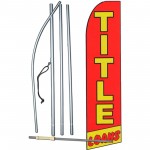 Title Loans Red Yellow Swooper Flag Bundle