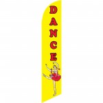 Dance Yellow Red Windless Swooper Flag