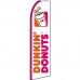 Dunkin Donuts White Extra Wide Swooper Flag