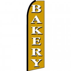 Bakery Gold Extra Wide Swooper Flag