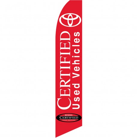 Toyota Certified Used Vehicles Swooper Flag