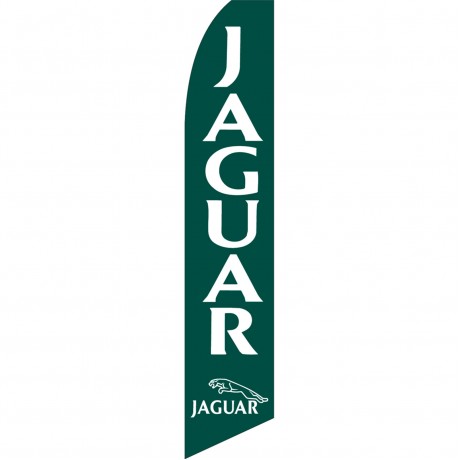 Jaguar Green Swooper Flag