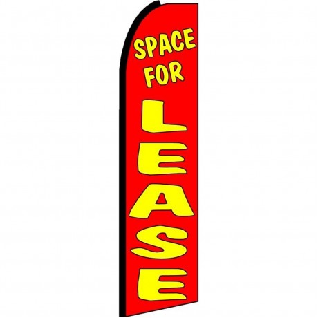 Space For Lease Extra Wide Swooper Flag