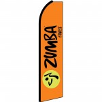 Zumba Fitness Extra Wide Swooper Flag