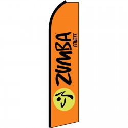Zumba Fitness Extra Wide Swooper Flag