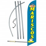 Mariscos(Seafood) Windless Swooper Flag Bundle