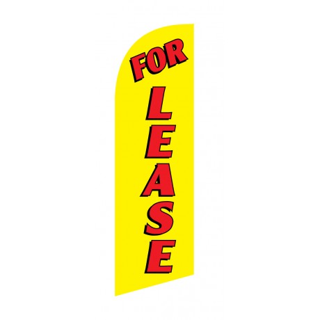 For Lease Red/Yellow Junior Swooper Flag