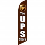 UPS Store Brown Windless Swooper Flag