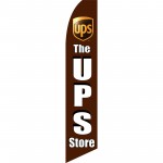 UPS Store Black Swooper Flag