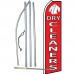 Dry Cleaners Red Swooper Flag Bundle