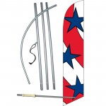 Stars - Stripes Windless Swooper Flag Bundle
