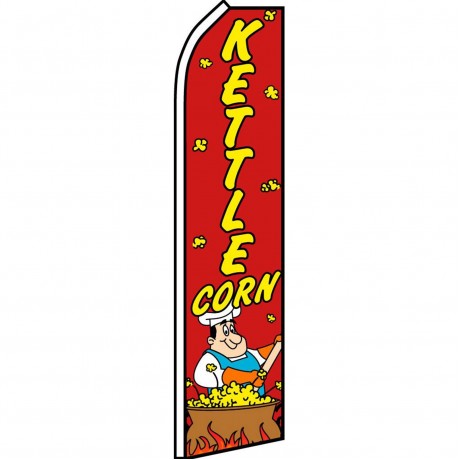 Kettle Corn Red Swooper Flag