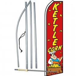 Kettle Corn Red Swooper Flag Bundle