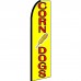 Corn Dogs Yellow Swooper Flag