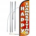 Happy Thanksgiving Extra Wide Windless Swooper Flag Bundle