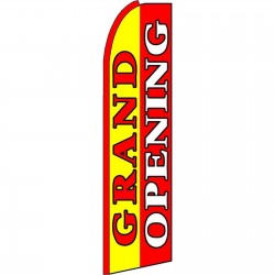 Grand Opening Extra Wide Swooper Flag