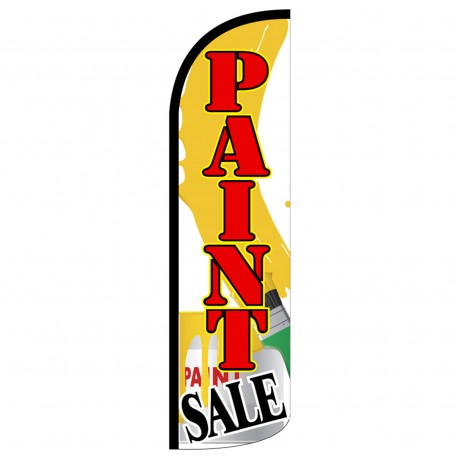 Paint Sale Extra Wide Windless Swooper Flag