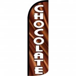 Chocolate Extra Wide Windless Swooper Flag