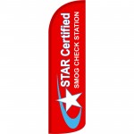 Star Certified Smog Extra Wide Windless Swooper Flag