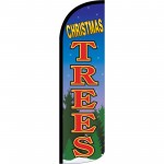 Christmas Trees Extra Wide Windless Swooper Flag