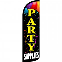 Party Supplies Extra Wide Windless Swooper Flag