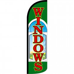 Windows Extra Wide Windless Swooper Flag